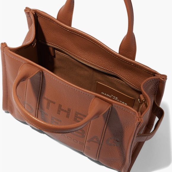 Marc Jacobs Medium Tan Leather Tote Bag - Picture 5 of 10